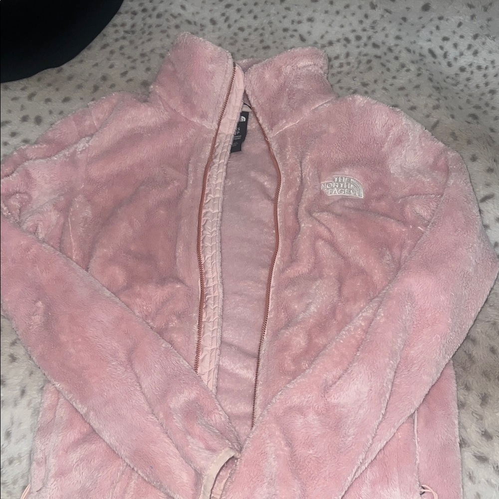 The North Face baby Pink Fleece Jacket